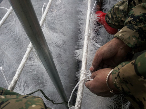 電池廠軟性填料安裝施工現(xiàn)場(chǎng)